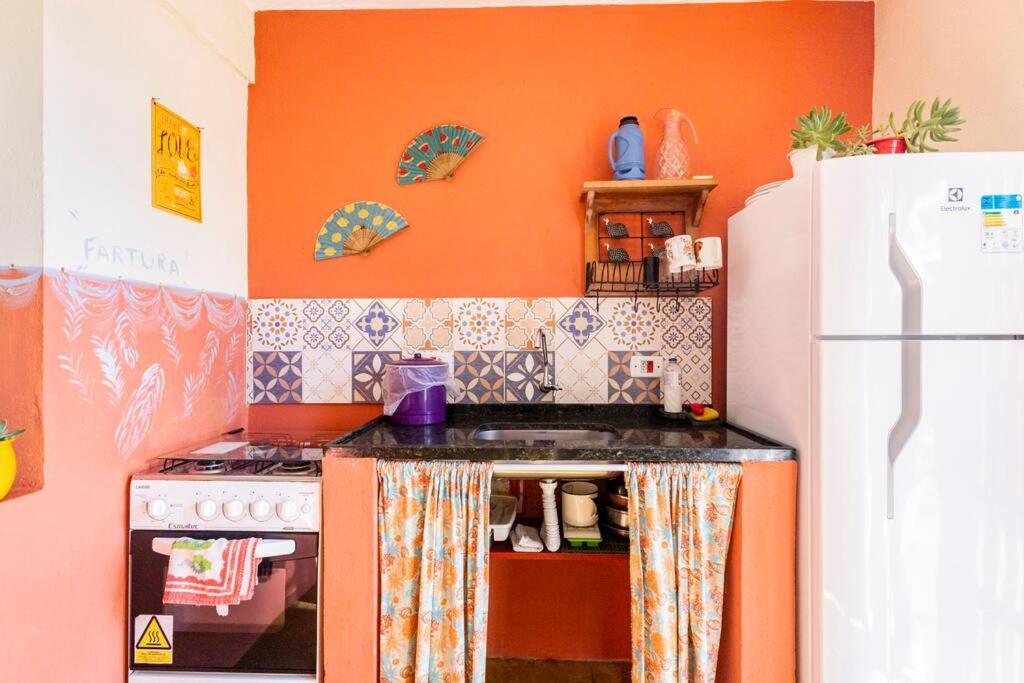 chalé com cozinha vista mar fartura Ilhabela Esterno foto